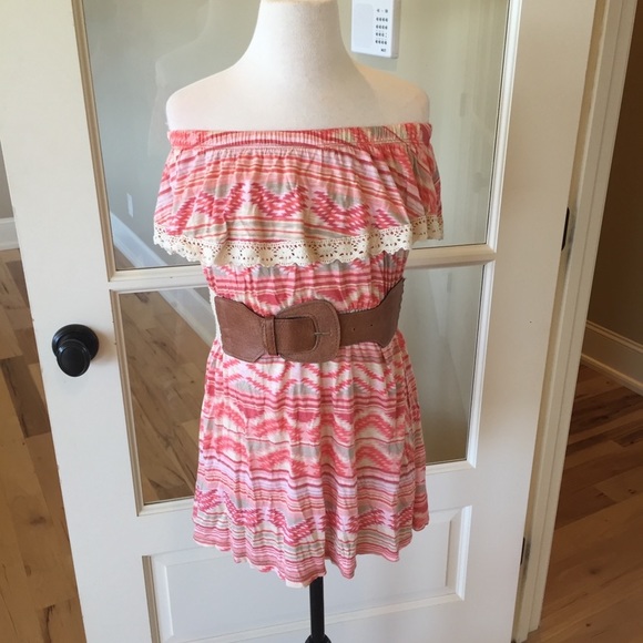 Off Shoulder Mini Dress NWT Womens Small - Picture 3 of 5